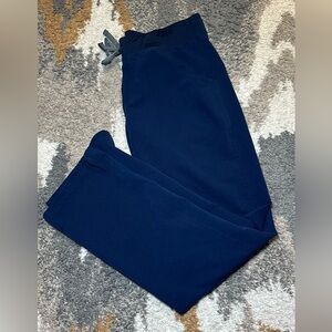 Figs medium tall technical collection navy boot cut scrubs